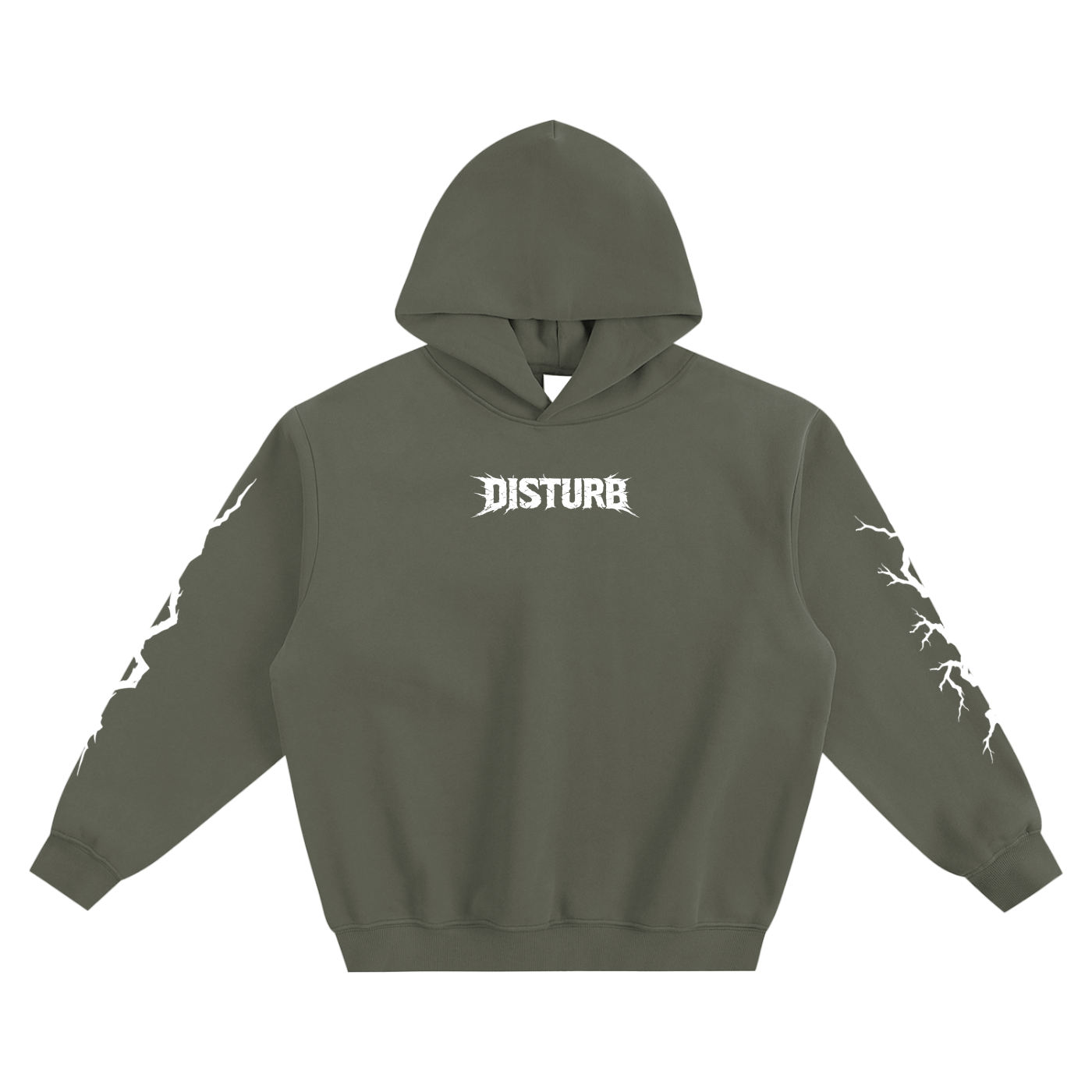 Disturb Fleeced Boxy Hoodie