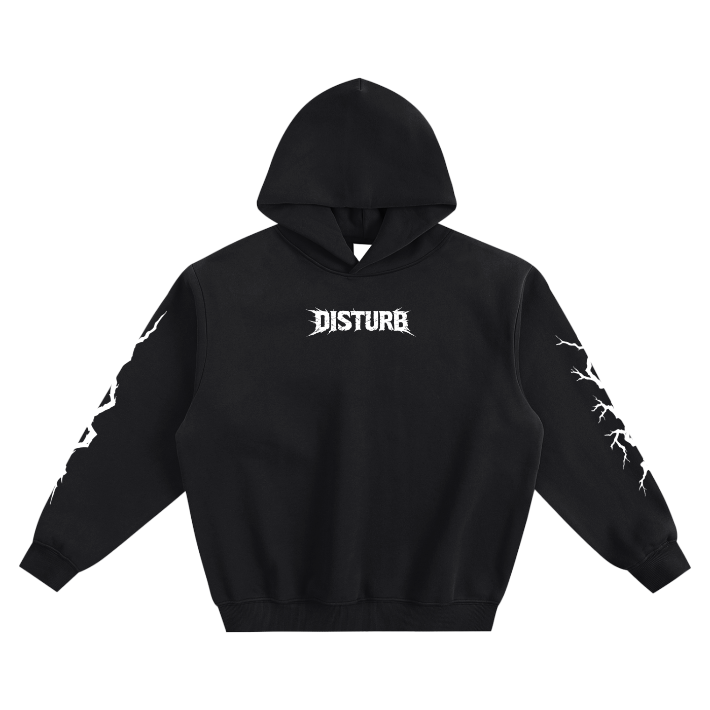 Disturb Fleeced Boxy Hoodie