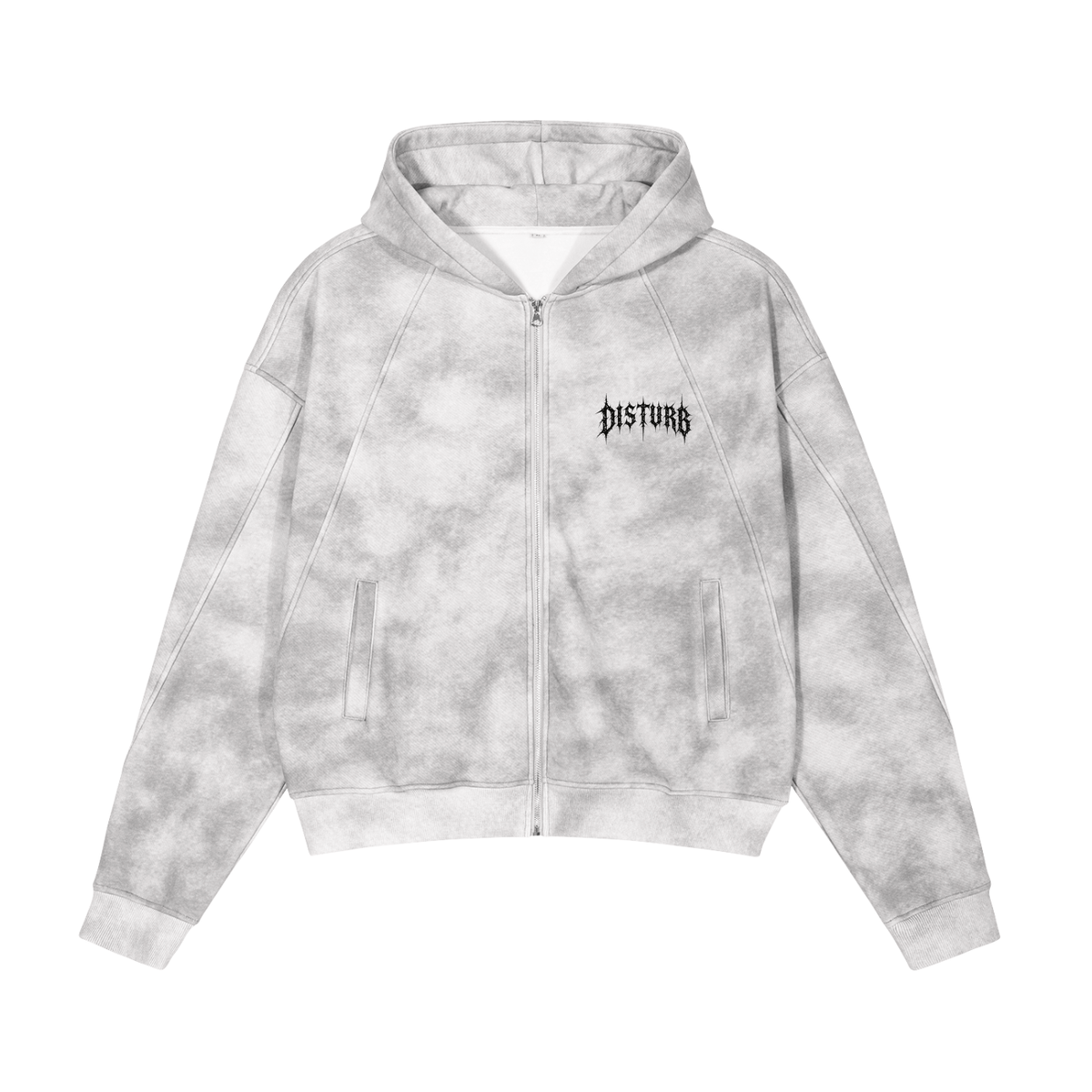 DISTURB “Disturb the Peace” Washed Zip Hoodie