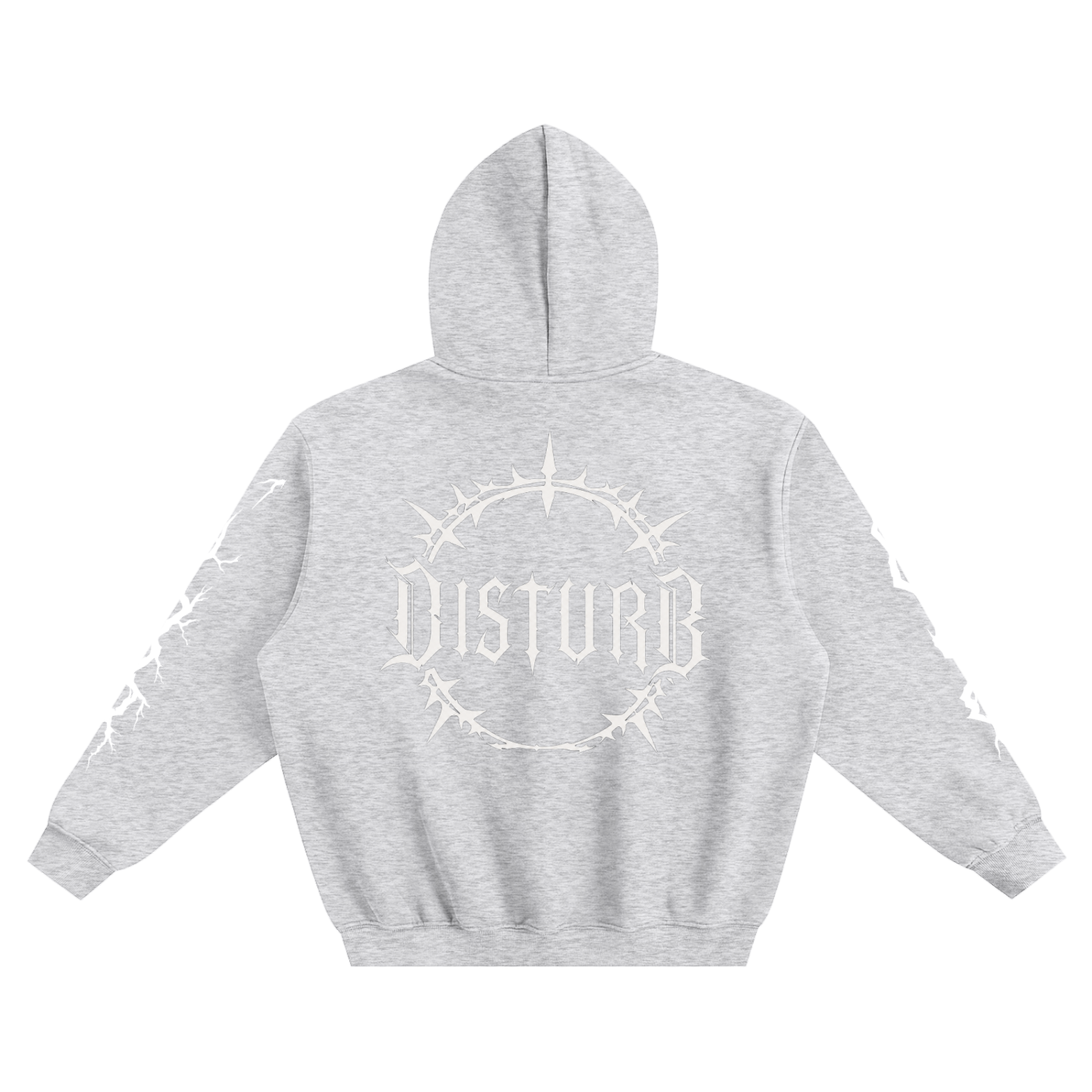 Disturb Fleeced Boxy Hoodie